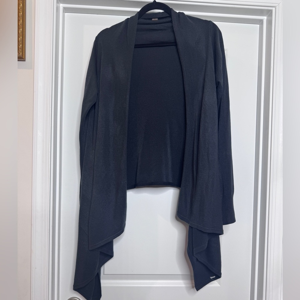 Max Rave Women’s Dark Grey Wrap Sweater